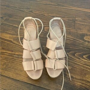 Loeffler Randall size 8 wrap wedges